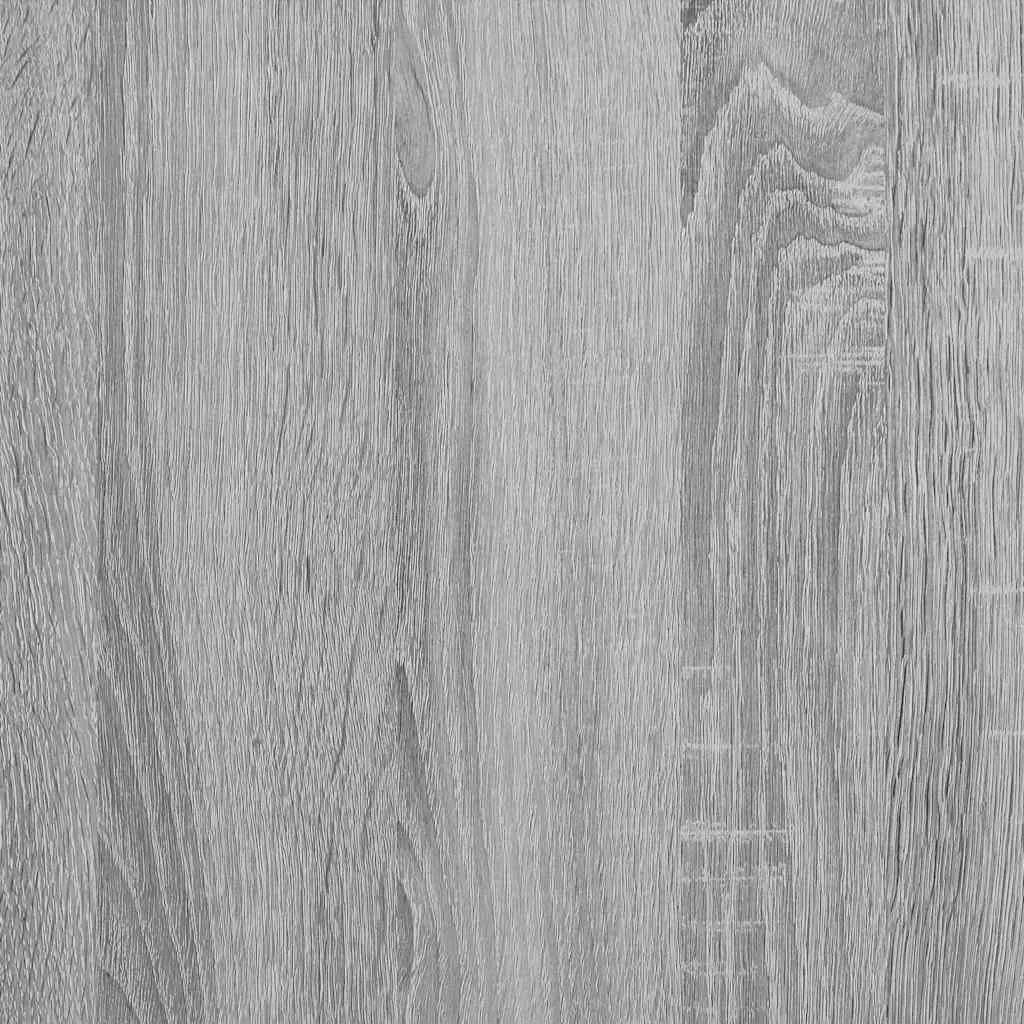 vidaXL Shoe Rack Grey Sonoma 48x38x97.5 cm Engineered Wood