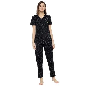 Vimal Jonney Black Women's Night Suit