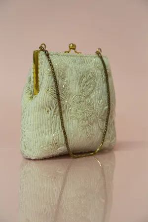 Vintage 1950s Iridescent Beaded Bag