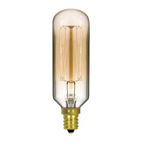 Vintage 40 Watt T9 Incandescent; Gold Lamp