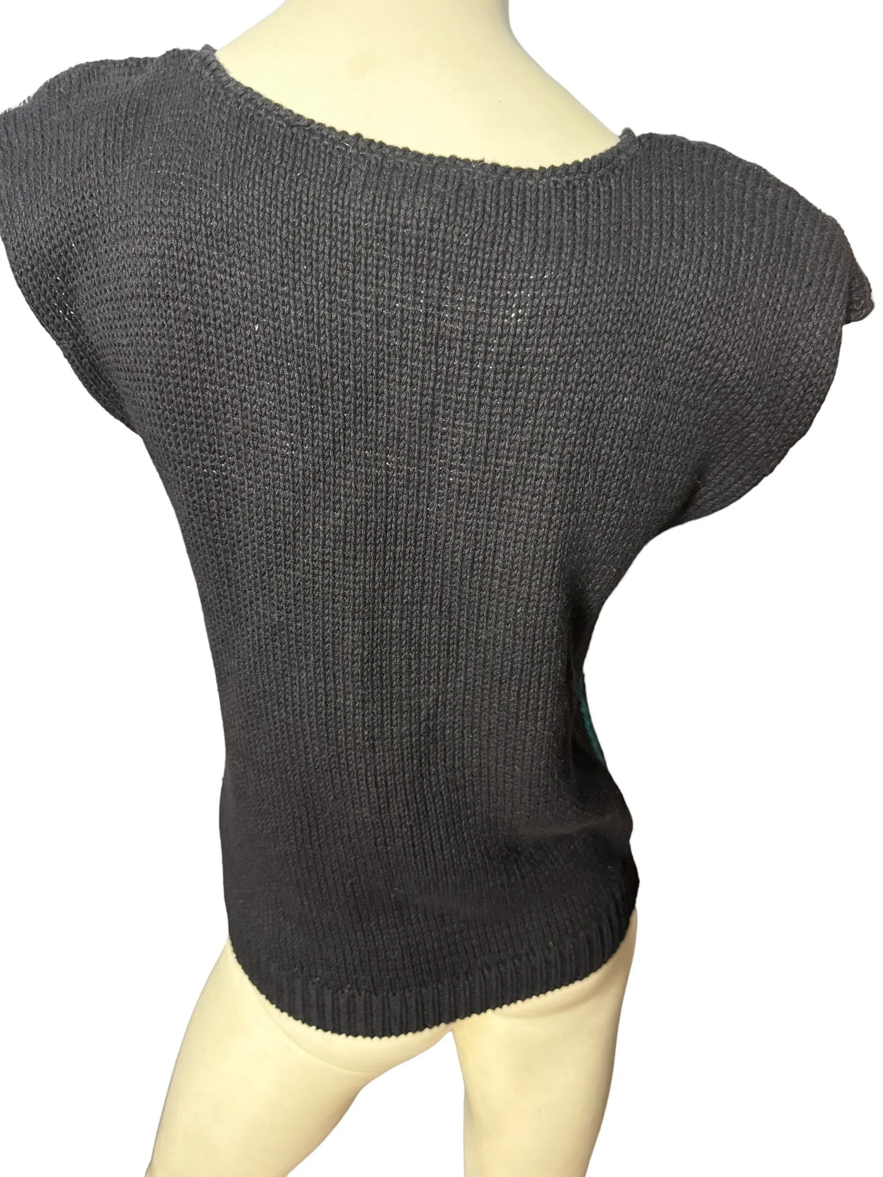Vintage 80's mod sweater L Segue