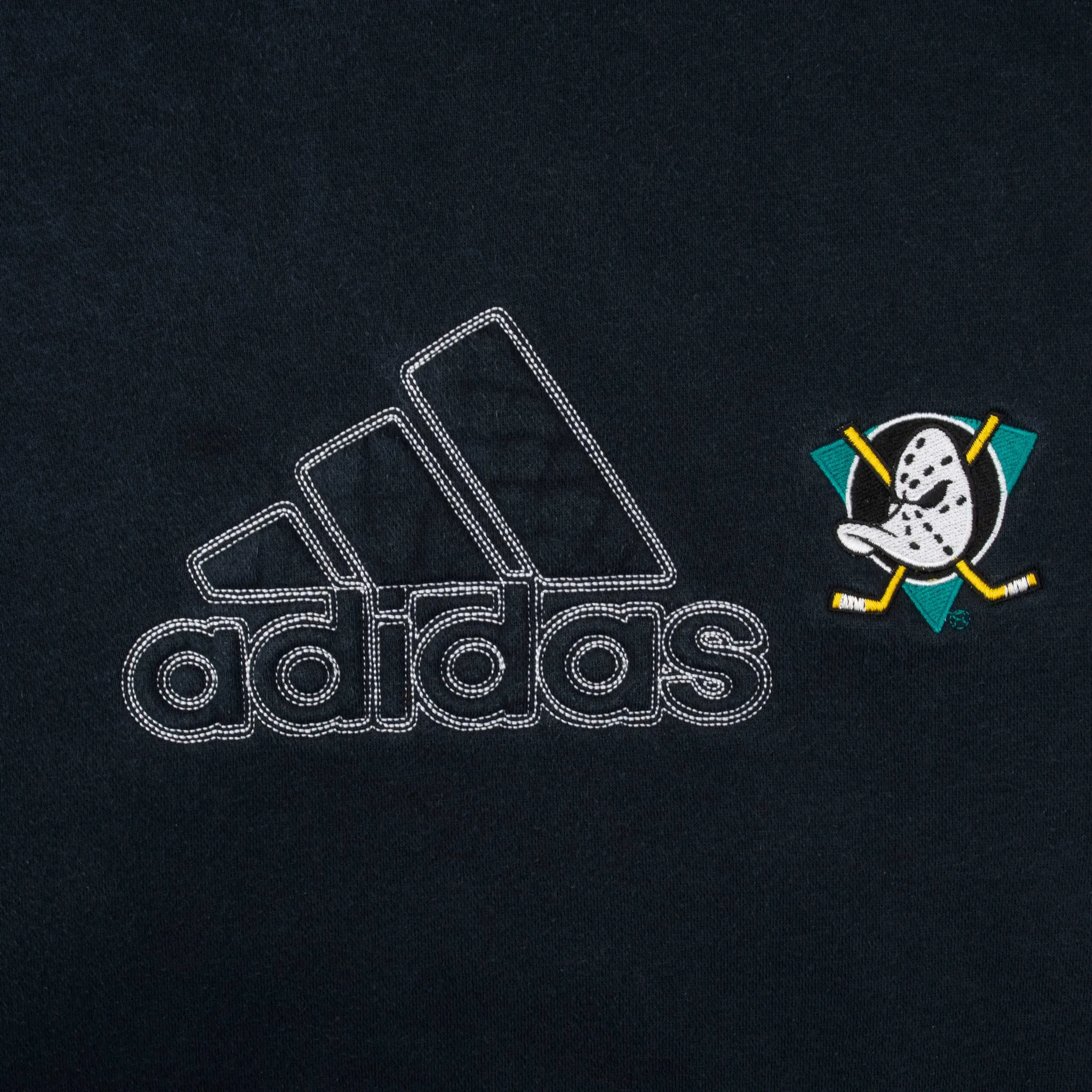 VINTAGE ADIDAS NHL ANAHEIM MIGHTY DUCKS HOODIE 2000S SWEATSHIRT SIZE LARGE