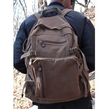 Vintage Canvas Jumbo Backpack