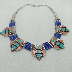 Vintage Nepalese Tribal Choker Necklace
