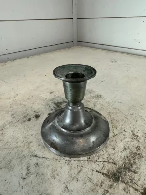Vintage Pewter Candlestick