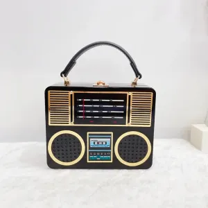 Vintage Radio Acrylic Bags