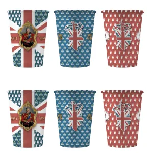 Vintage Royal Party Cups 8 Pack