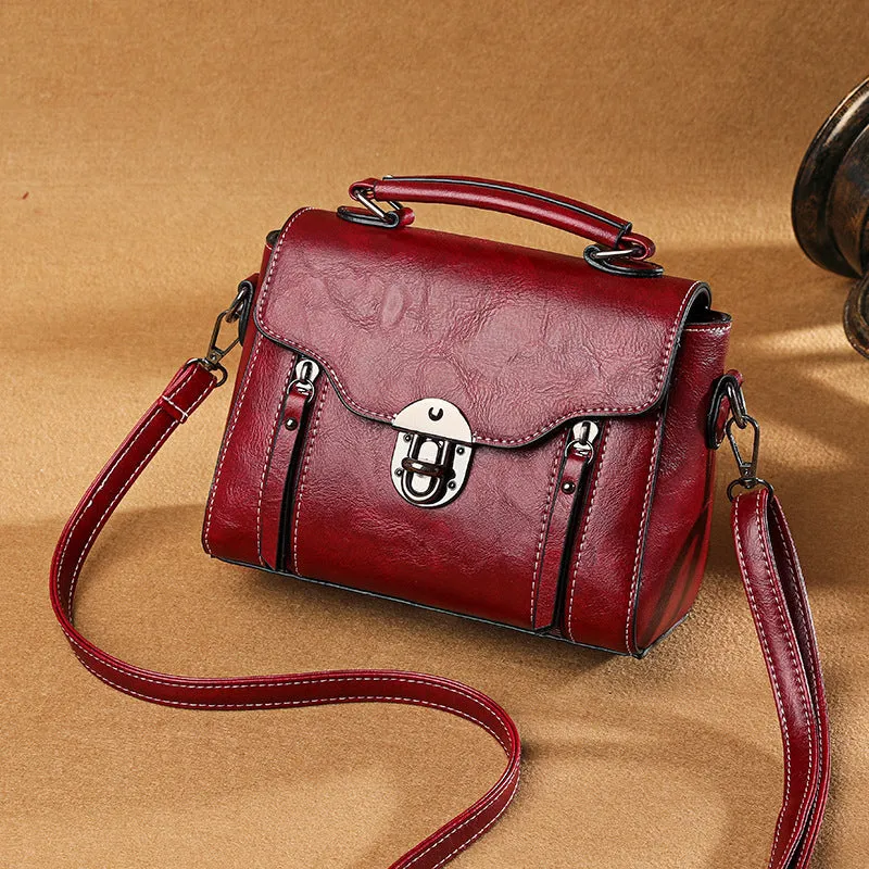 Vintage Vibe: Portable Shoulder Messenger Bag