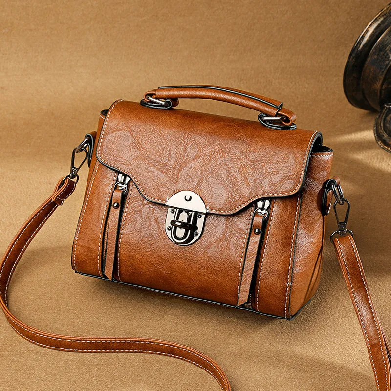Vintage Vibe: Portable Shoulder Messenger Bag