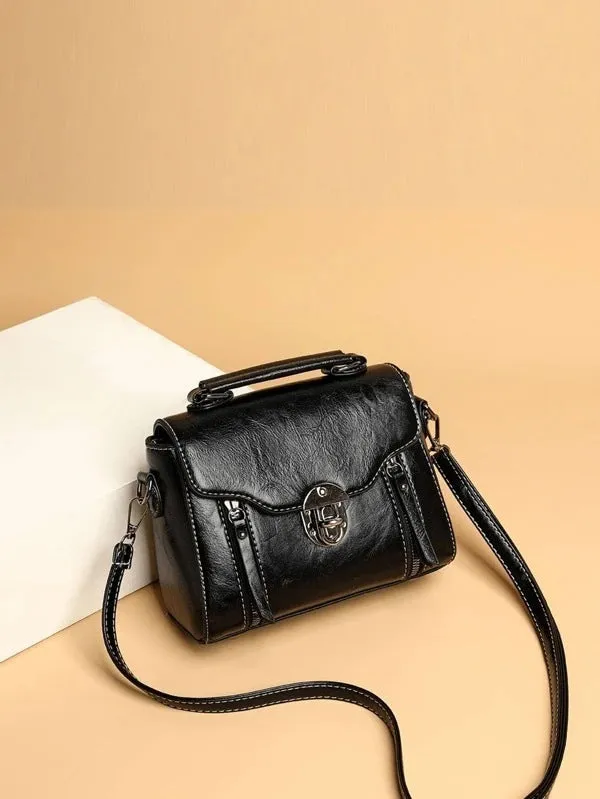 Vintage Vibe: Portable Shoulder Messenger Bag
