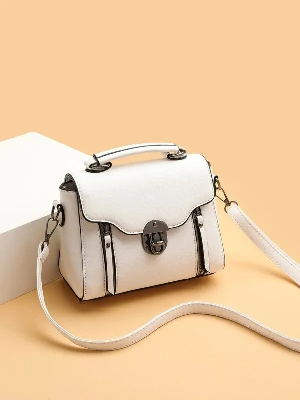 Vintage Vibe: Portable Shoulder Messenger Bag