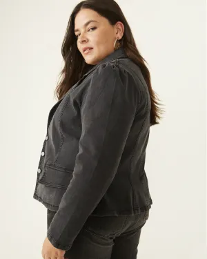 Violetta Denim Blazer | Black