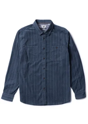 Vissla Rails Cord LS Shirt - MIDNIGHT