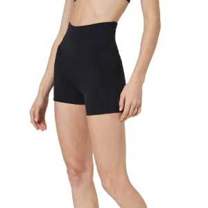 Vital High-Rise Side Pocket Short 4"  - Black