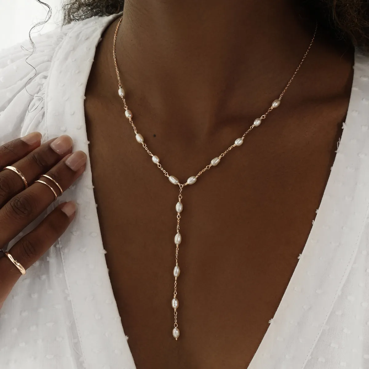Vivian Drop Necklace