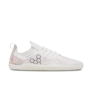 Vivobarefoot Primus Lite Knit Womens – Bright White/Iridescent