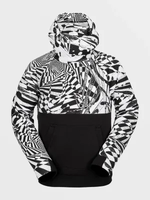 Volcom Hydro Riding Hoodie - Black White
