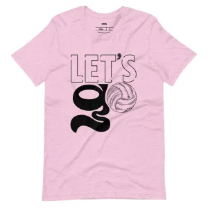 Volleyball Let's Go Graphic Tee