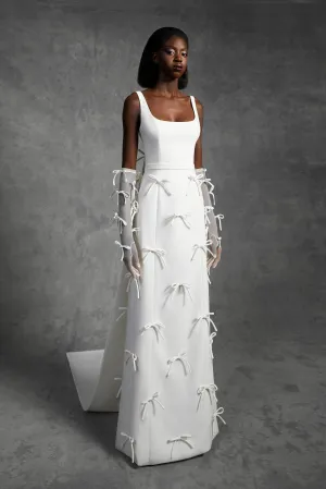 VRM363 - Polka Dot Bow Empire Gown
