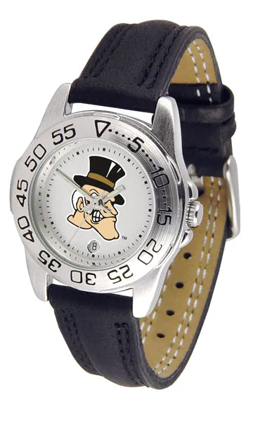 Wake Forest Sport Leather Ladies Watch