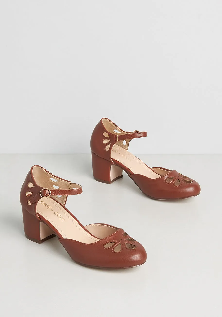 Walk Off With My Heart Ankle Strap Heel