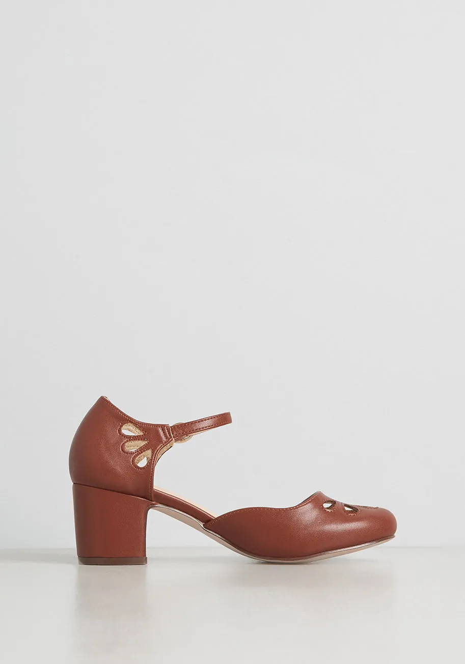Walk Off With My Heart Ankle Strap Heel