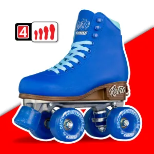 Warehouse Deal | RETRO Blue - Size Adjustable Roller Skates