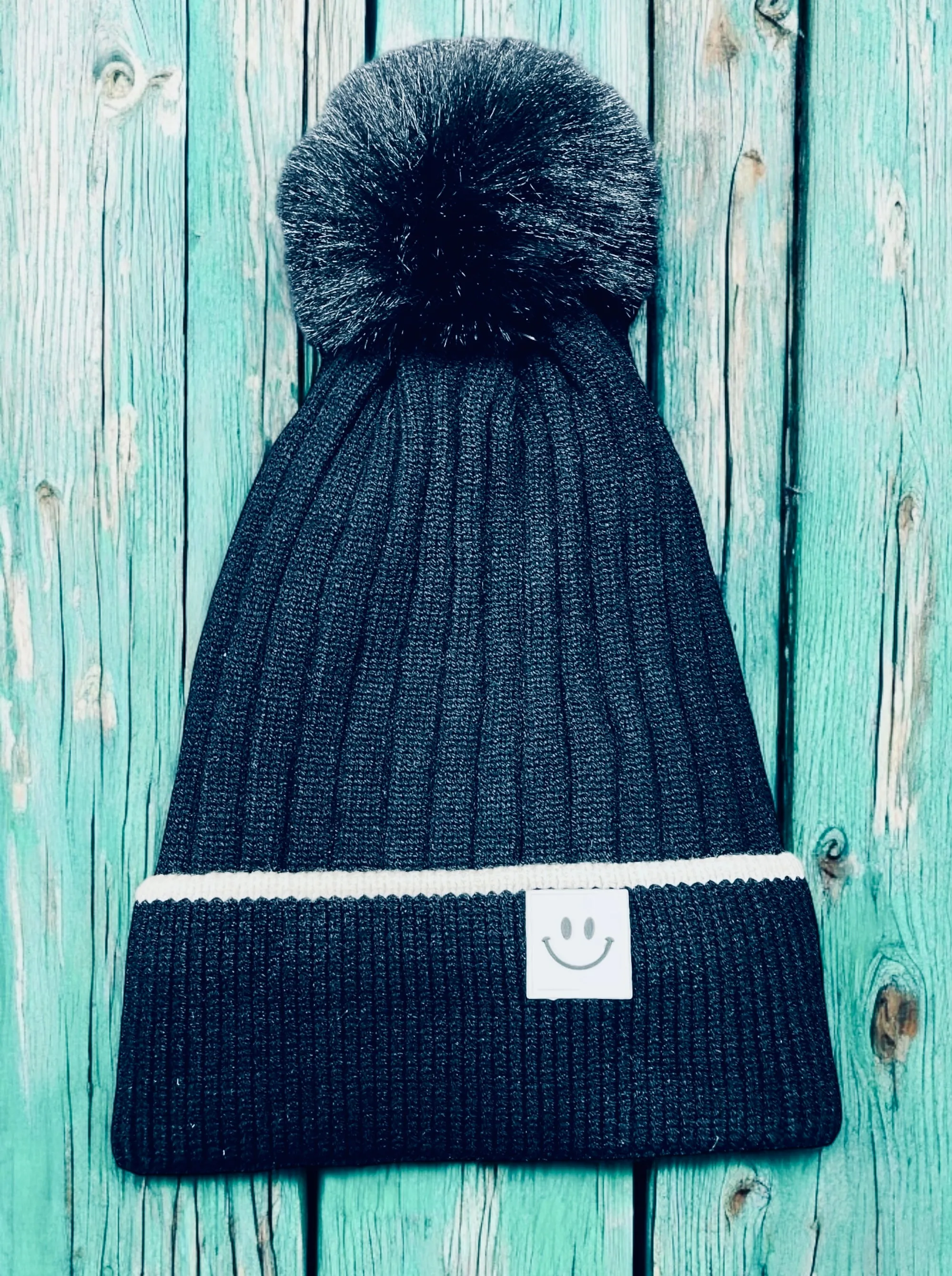 WARM AND HAPPY BEANIE