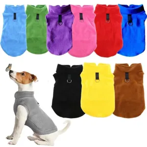 Warm Fleece Pet Vest: Stylish Apparel for Small Dogs - Ideal for Chihuahuas, French Bulldogs, Pugs