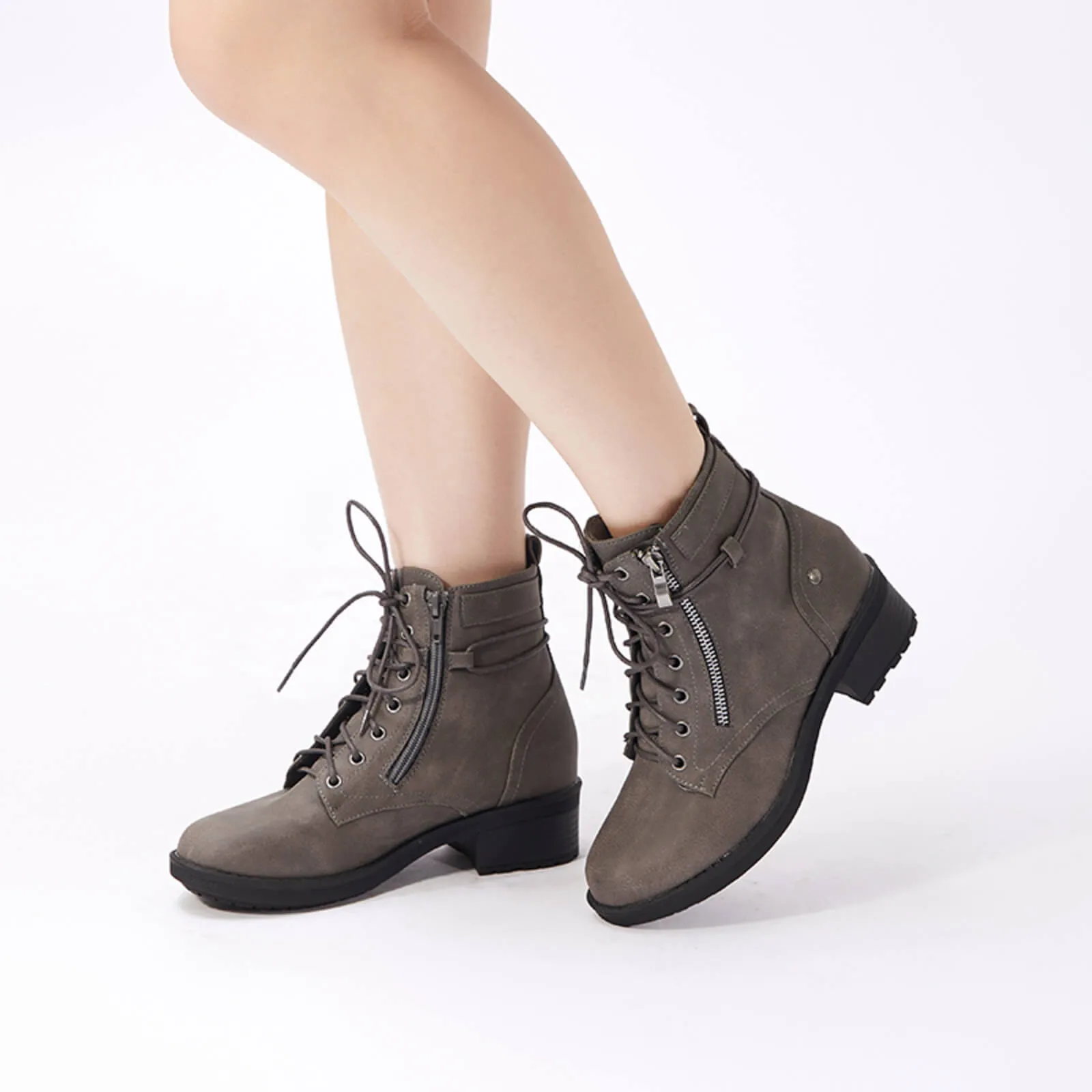 Warm Leather Martin Ankle Boots