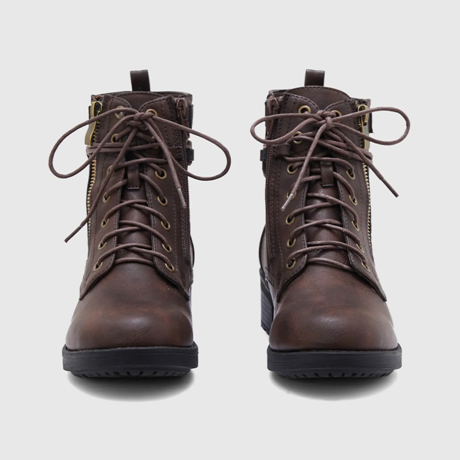 Warm Leather Martin Ankle Boots