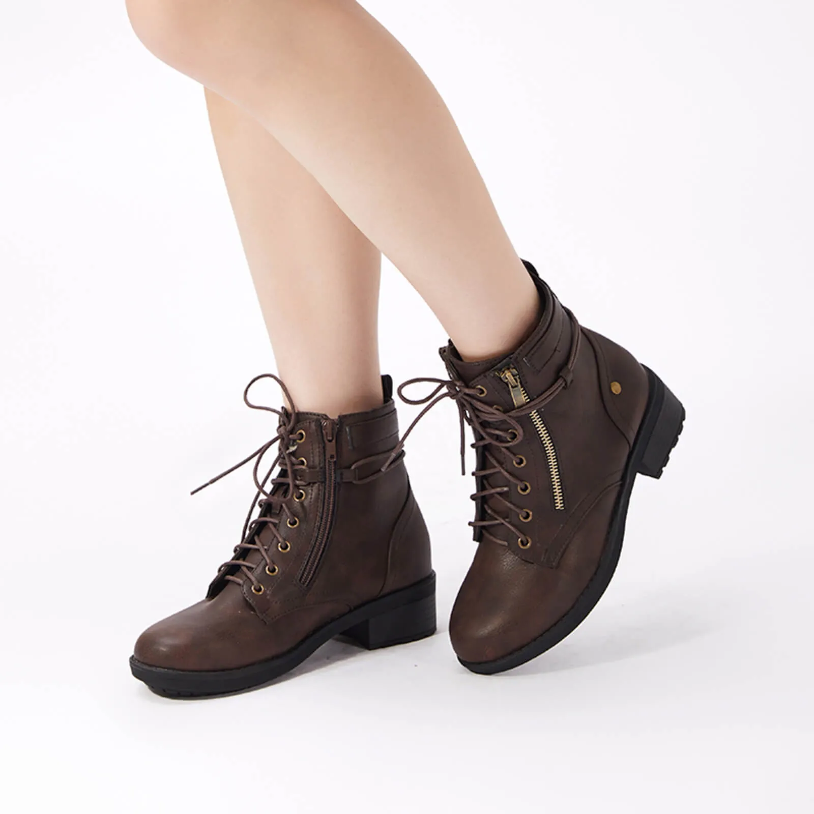 Warm Leather Martin Ankle Boots