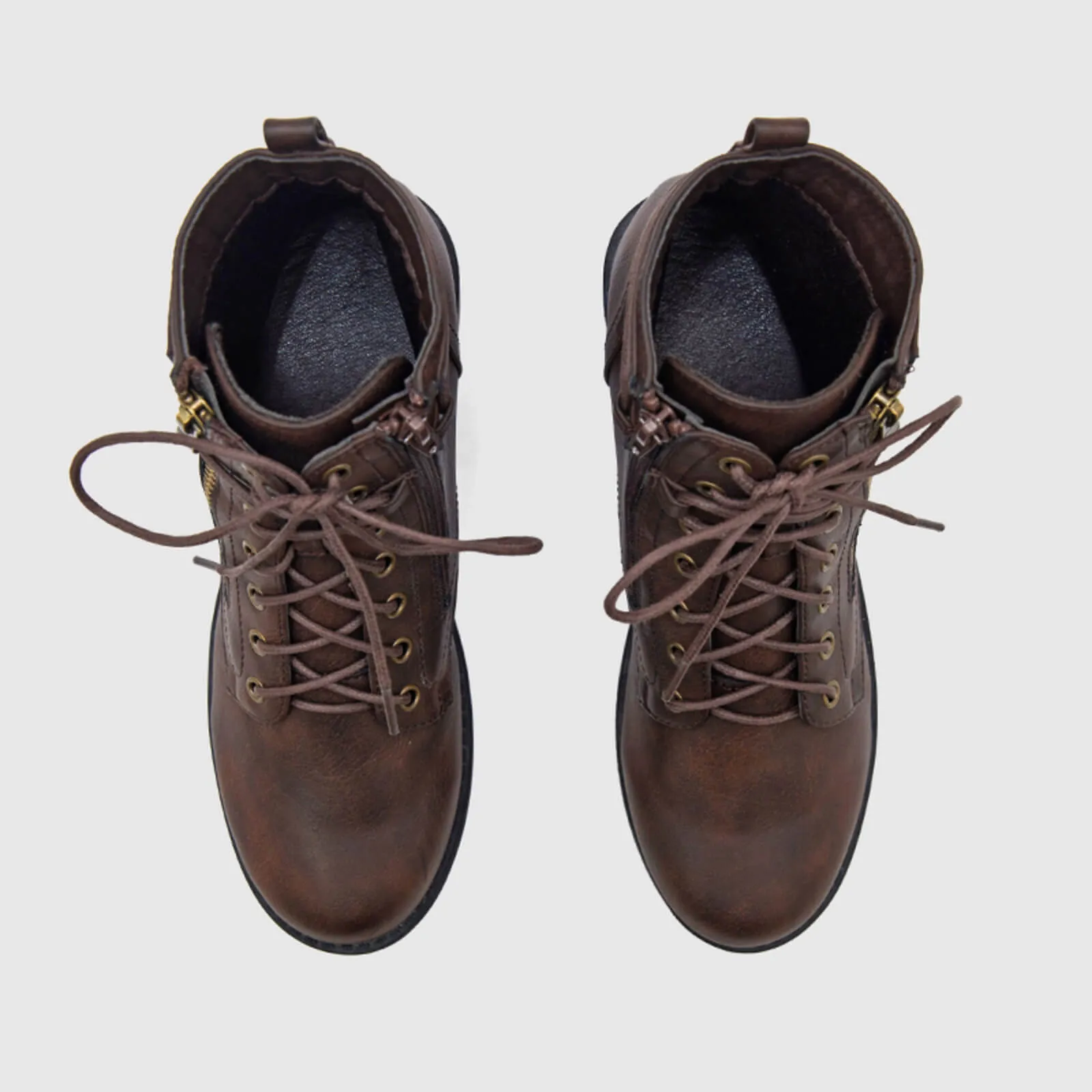 Warm Leather Martin Ankle Boots