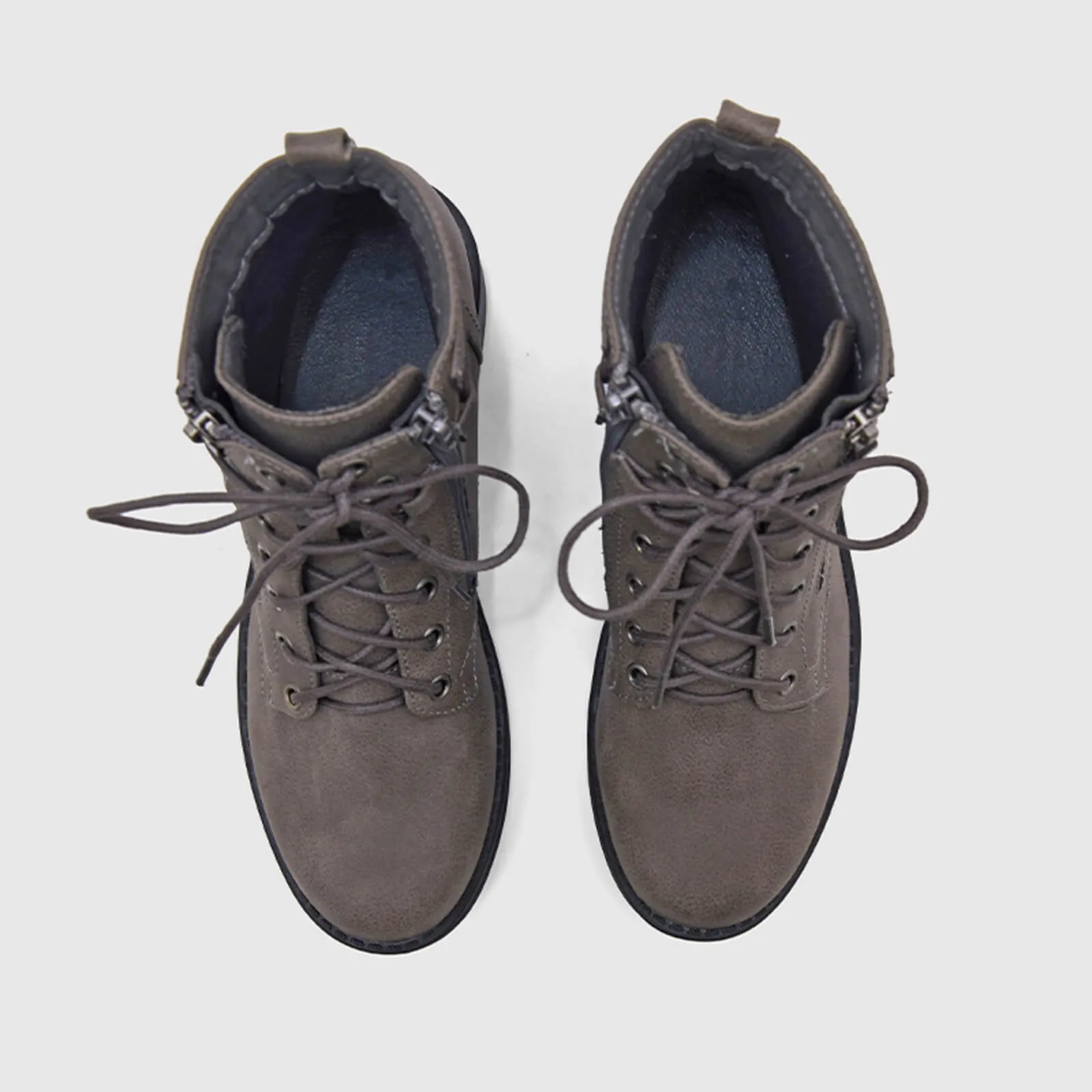Warm Leather Martin Ankle Boots