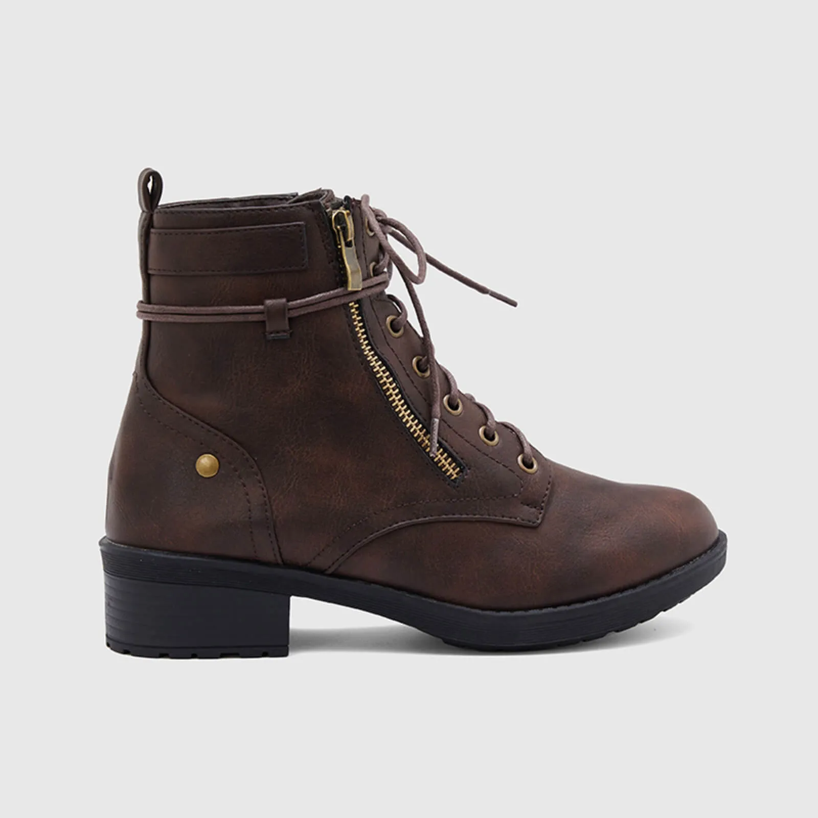 Warm Leather Martin Ankle Boots