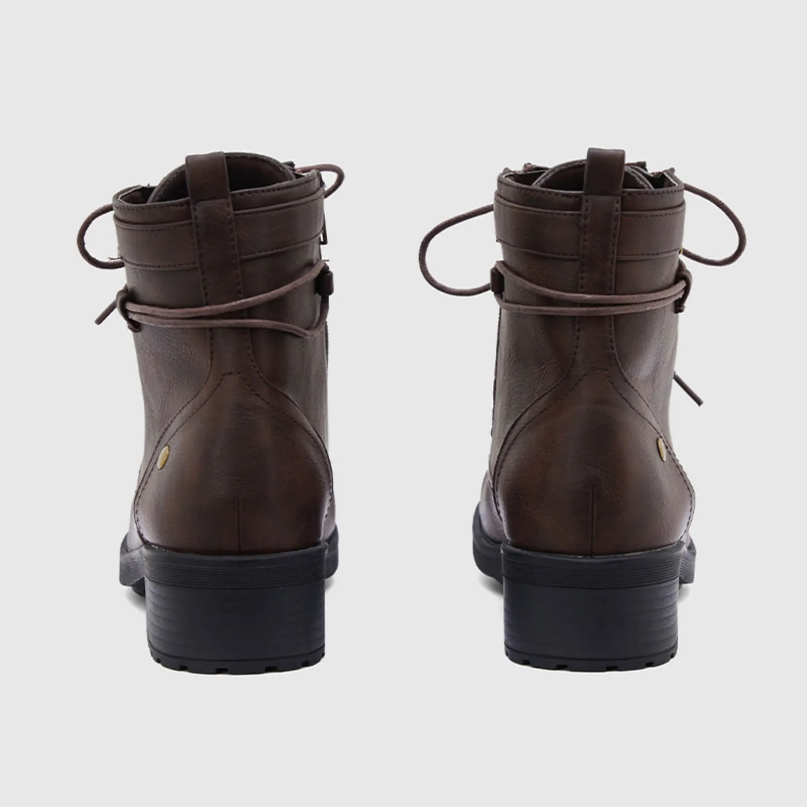 Warm Leather Martin Ankle Boots
