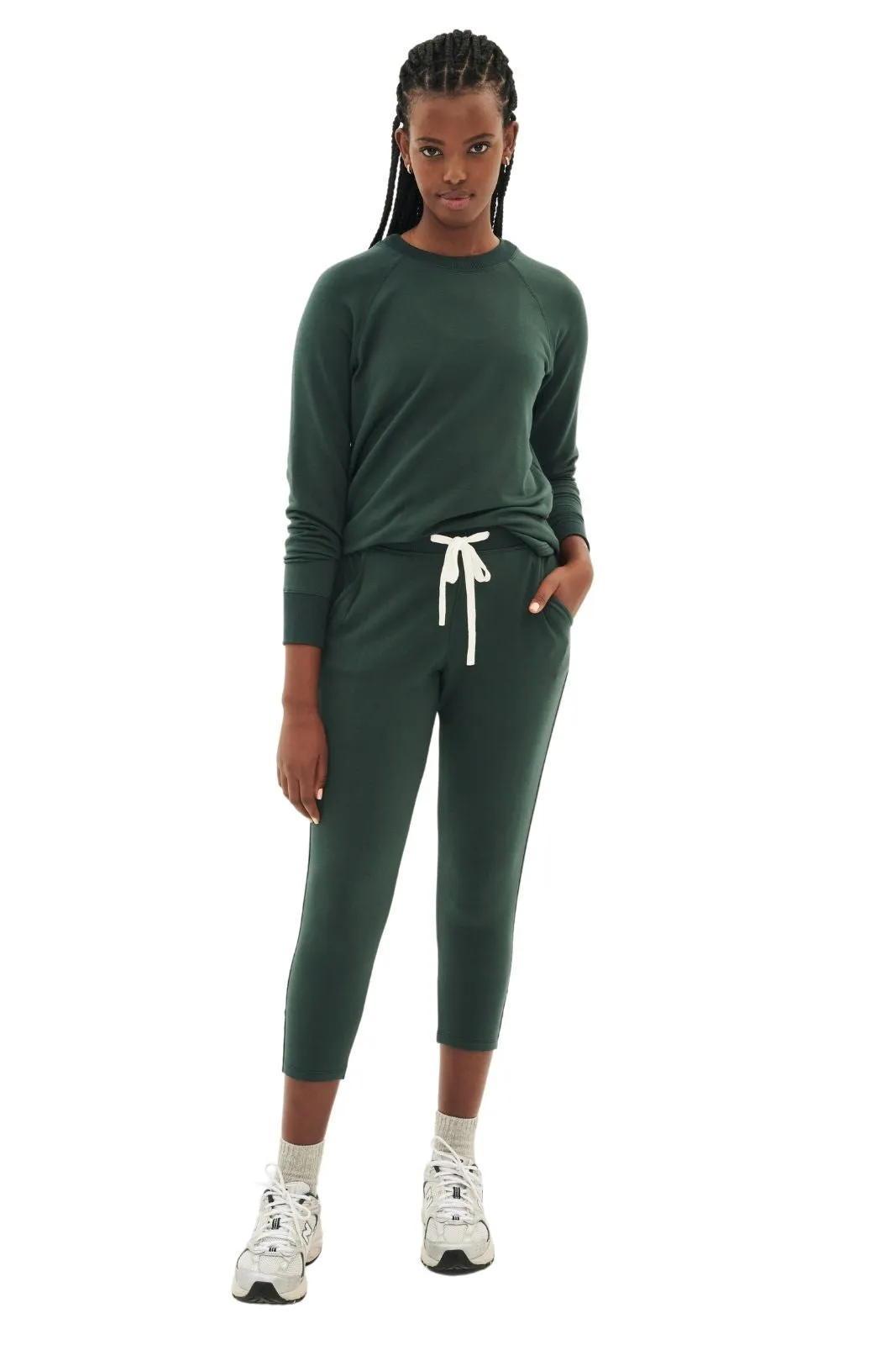 Warm Up Fleece Sweatshirt, Military