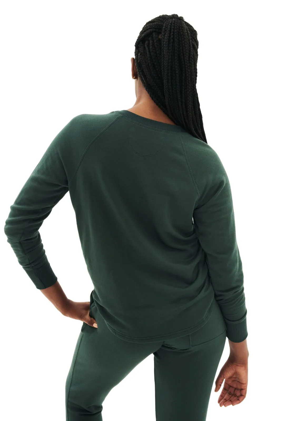 Warm Up Fleece Sweatshirt, Military