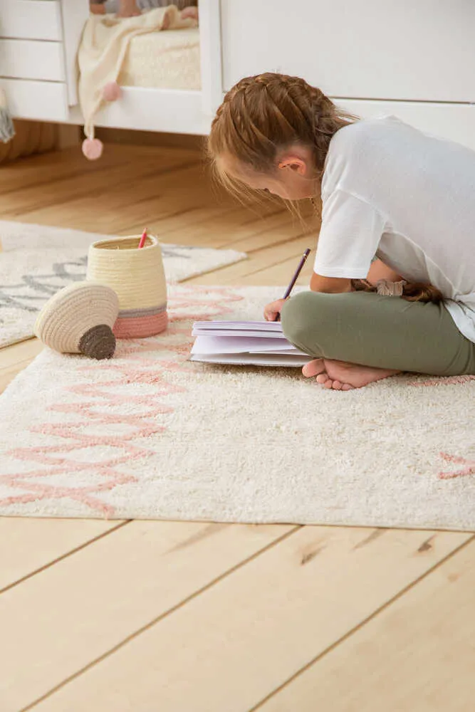 WASHABLE AREA RUG ATLAS NATURAL - NUDE