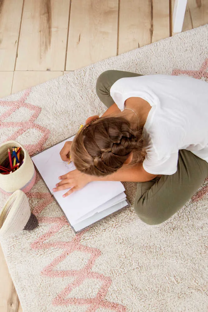 WASHABLE AREA RUG ATLAS NATURAL - NUDE