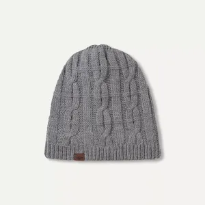 Waterproof Cold Weather Cable Knit Beanie
