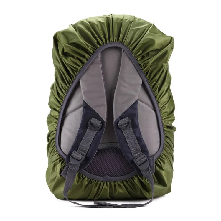 Waterproof Dustproof Backpack Rain Cover Portable Ultralight Outdoor Tools Hiking Protective Cover 35L(Digital Camouflage)