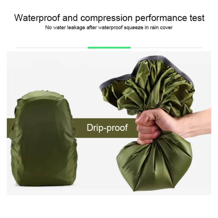 Waterproof Dustproof Backpack Rain Cover Portable Ultralight Outdoor Tools Hiking Protective Cover 70L(Camouflage)