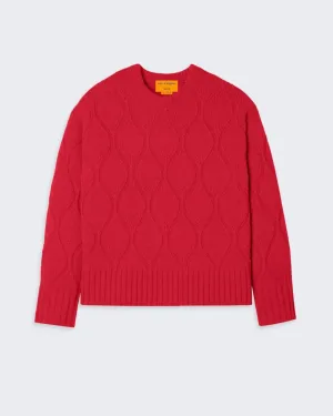 Wavy Cozy Crew - True Red