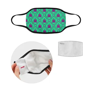 WEEDY PRPLE Mouth Mask in One Piece (2 Filters Included)