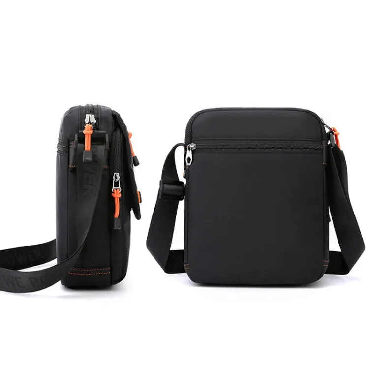 WEPOWER Men Messenger Bag Casual Shoulder Backpack Outdoor Sports Bag(Gray Green)
