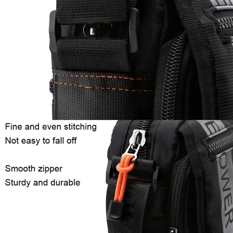 WEPOWER Men Messenger Bag Casual Shoulder Backpack Outdoor Sports Bag(Gray Green)