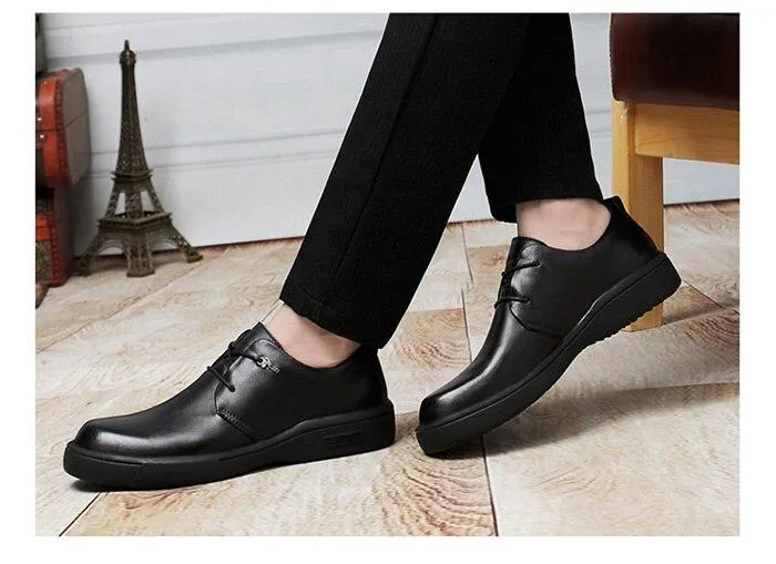 West Louis™ Leather Elegant Shoes With Comfortable Formal