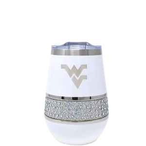 West Virginia 12oz Hollywood Rocks Tumbler