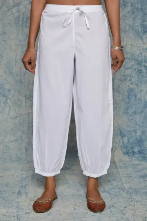 White Afghani Pants